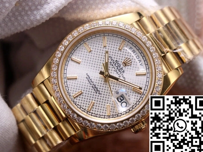 EW Day-Date Factory M228348RBR-0005 Rolex Dial Silver 0128